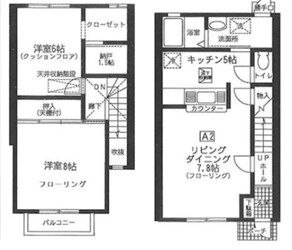 桜レジデンスAの物件間取画像